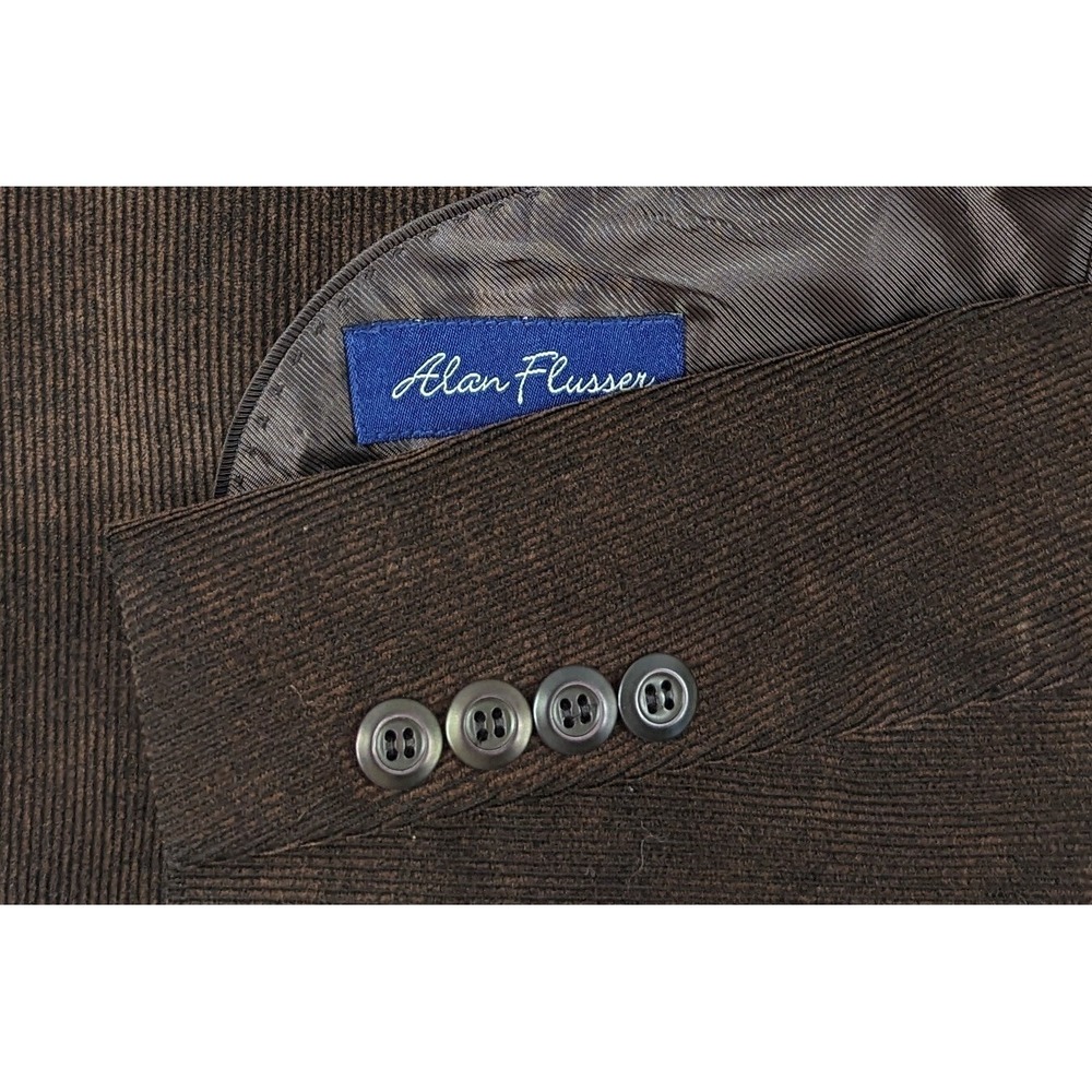 Alan Flusser Brown Corduroy Blazer